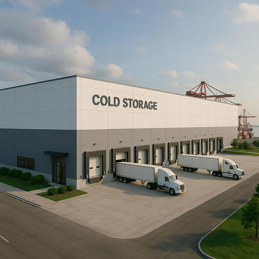 Port Vietnam Cold Storage Delta Nova Maritime Hub